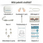 AudiSense™ Mukava kuulokoje